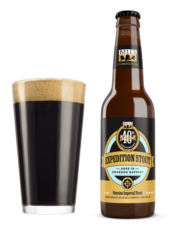 BELL'S 40TH ANNIVERSARY EXPEDITION STOUT 4PK 12OZ BOTTLE