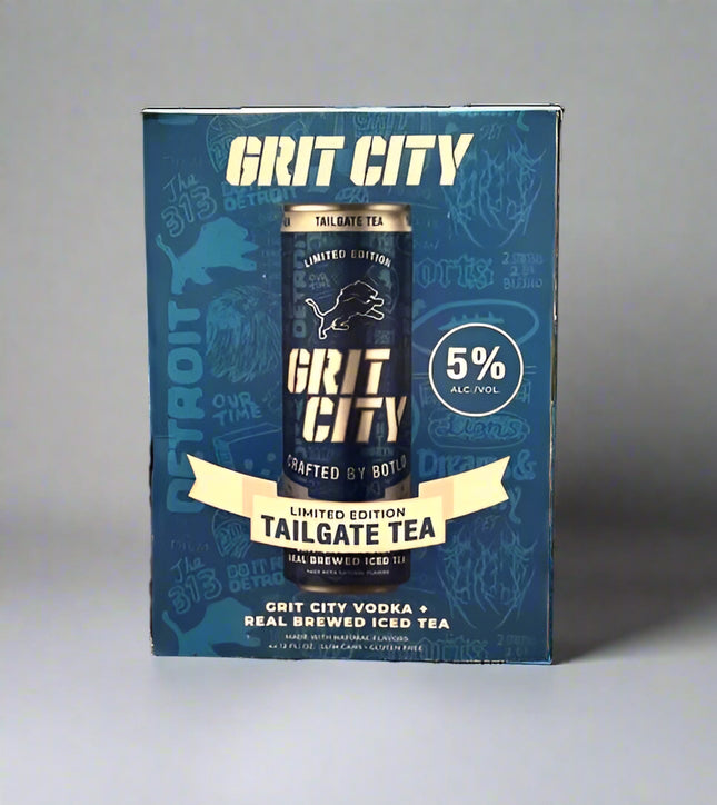 GRIT CITY RTD TAILGATE TEA 4PK 12OZ CAN