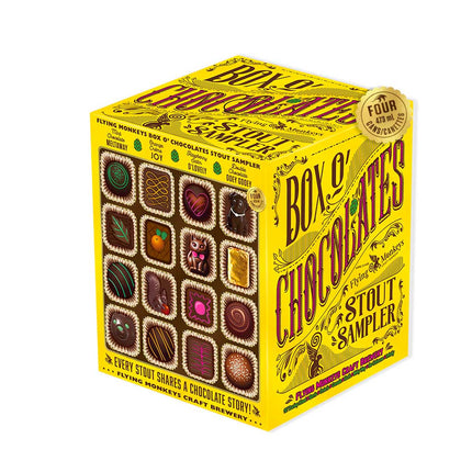 FLYING MONKEYS BOX OF CHOCOLATES STOUT VARIETY 4PK