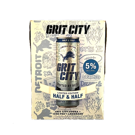 GRIT CITY RTD HALF & HALF 4PK 12OZ CAN