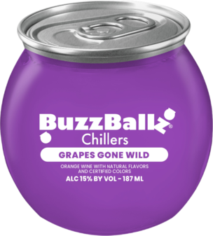 BUZZBALLZ CHILLERS GRAPE 187ML