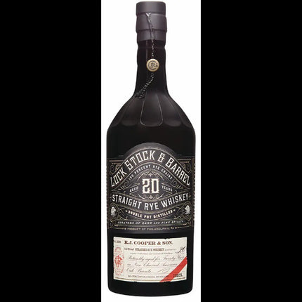 LOCK STOCK & BARREL-20 YR 112 Proof 750 ml