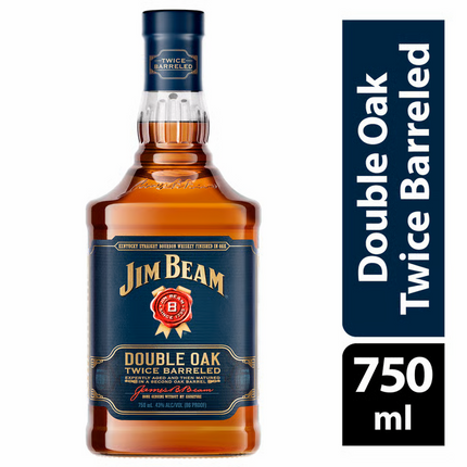 JIM BEAM DOUBLE OAK 86 Proof 750 ml
