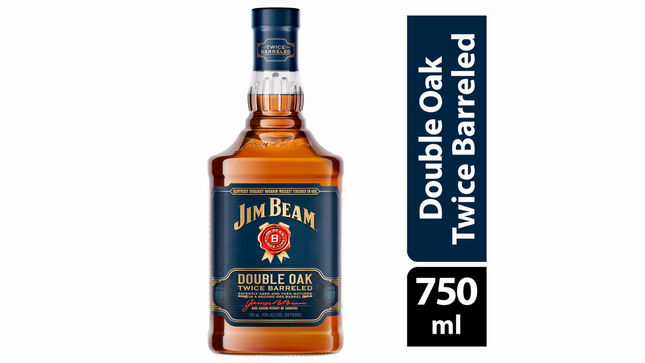JIM BEAM DOUBLE OAK 86 Proof 750 ml