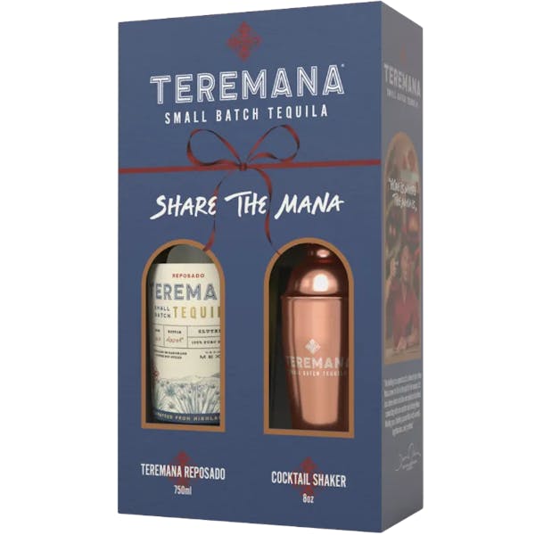 TEREMANA REPOSADO WITH SHAKER 750ML 80 PROOF