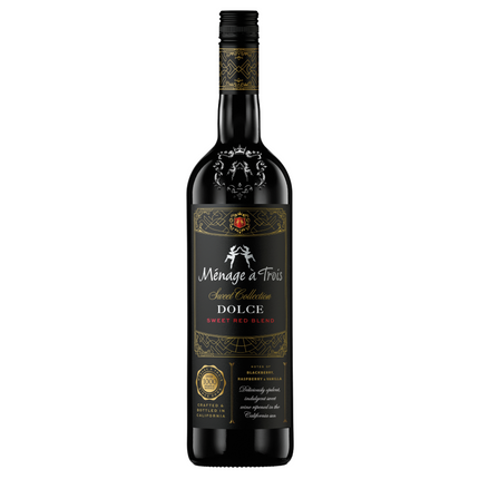 MENAGE A TROIS DOLCE SWEET RED BLEND 750ML