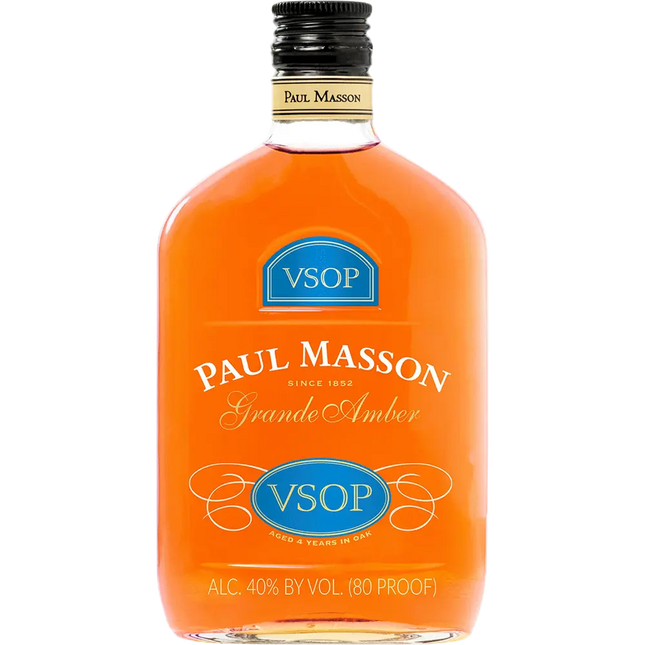 PAUL MASSON GRANDE AMBER VSOP 80 Proof 375 ml