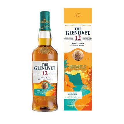 THE GLENLIVET 12YR JAMAICA EDITION TREASURE BEACH 750ML 80 PROOF