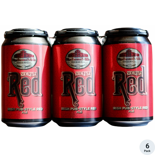 ROCHESTER MILLS RED IRISH PUB STYLE 6PK 12 OZ CAN