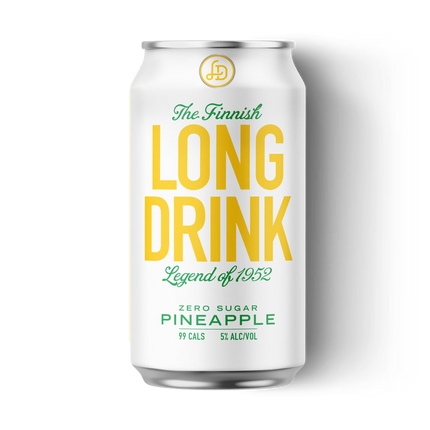 LONG DRINK ZERO PINEAPPLE 6PK 355ML CAN