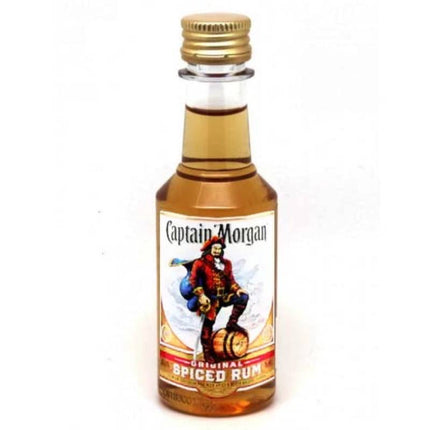 CAPT MORGAN SPICED RUM (P R) 70 Proof 50 ml