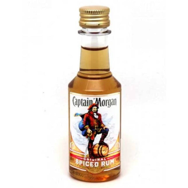 CAPT MORGAN SPICED RUM (P R) 70 Proof 50 ml
