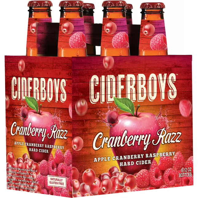 CIDERBOYS CRANBERRY RAZZ 6PK 12OZ BOTTLERS