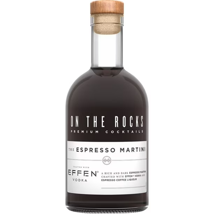 ON THE ROCKS ESPRESSO MARTINI 750ML 40 PROOF