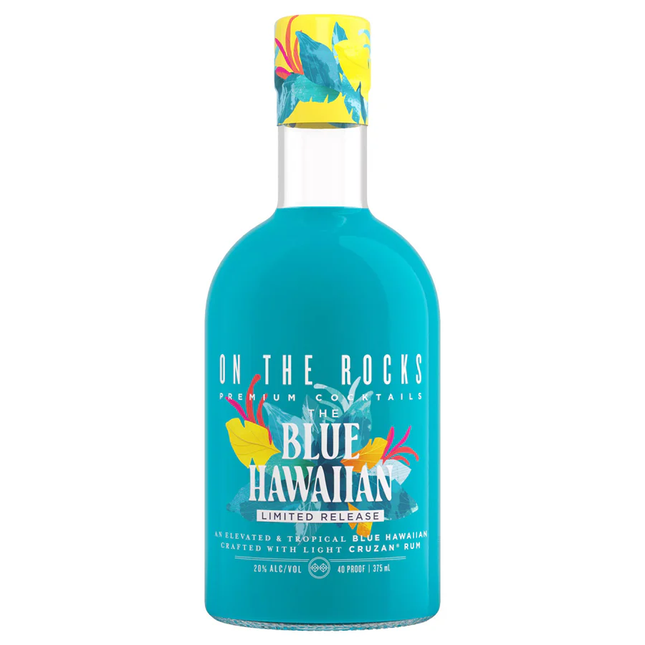 on the rocks blue hawaiian 750ml 40 proof