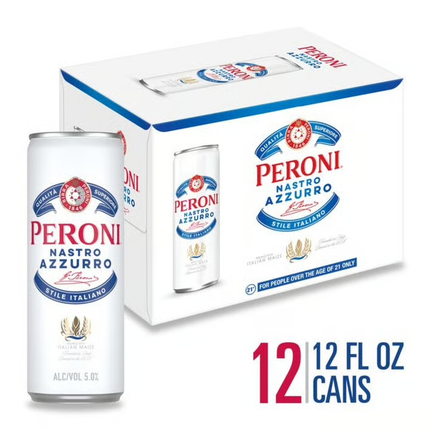 PERONI NASTRO AZZURRO 12PK 12OZ CAN
