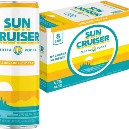 SUN CRUISER LEMON TEA 8PK 12OZ CAN