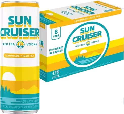 SUN CRUISER LEMON TEA 8PK 12OZ CAN