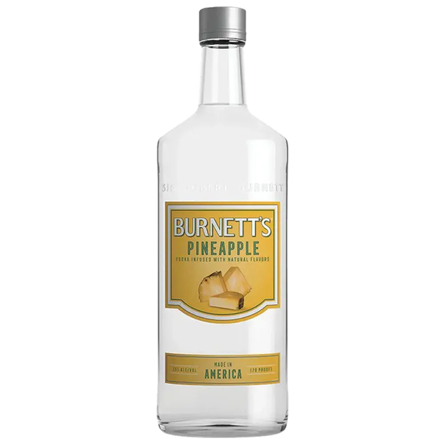 BURNETT'S PINEAPPLE 70 Proof 750 ml