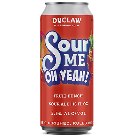 DUCLAW SOUR ME OH YEAH FRUIT PUNCH 4PK 16OZ CAN