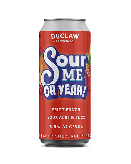 DUCLAW SOUR ME OH YEAH FRUIT PUNCH 4PK 16OZ CAN