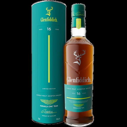 GLENFIDDICH ASTON MARTIN F1 16YR 750ML 86 PROOF