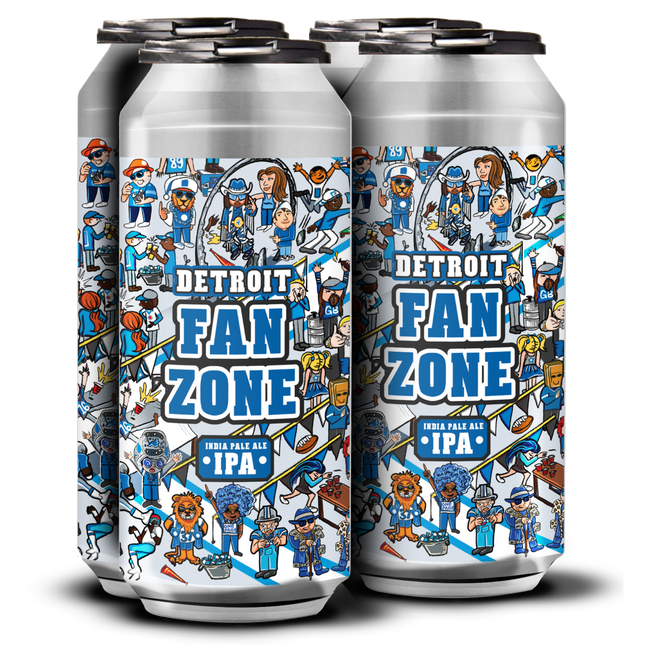 ELLICOTTVILLE DETROIT FAN ZONE IPA 4PK