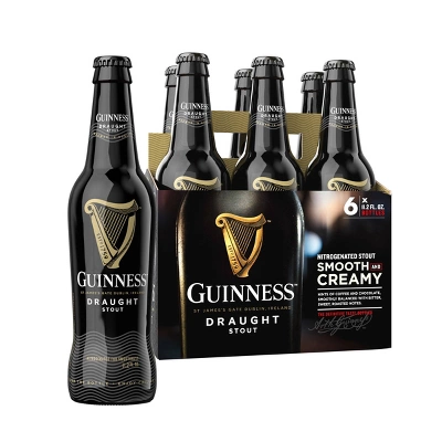 GUINNESS DRAUGHT STOUT 6PK bottle
