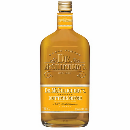 DR MCGILLICUDDY'S BUTTERSCOTCH 42 Proof 750 ml