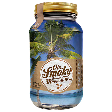 OLE SMOKY SOME BEACH MOONSHINE 35 Proof 750 ml