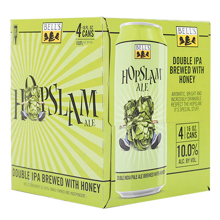 BELL'S HOPSLAM DOUBLE IPA 4PK 16OZ CAN