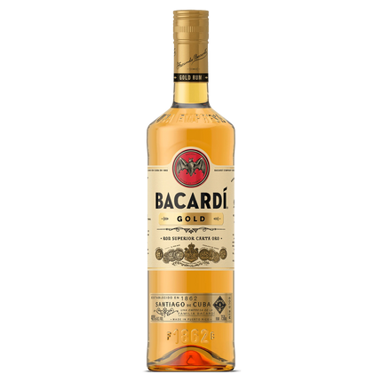 BACARDI GOLD (P R) 80 Proof 1000 ml