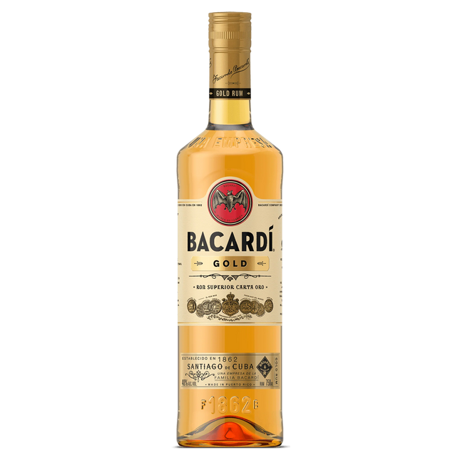 BACARDI GOLD (P R) 80 Proof 1000 ml