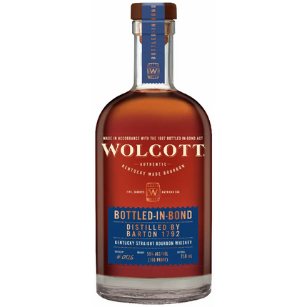 WOLCOTT BOTTLED IN BOND BOUR 750ML 100 PROOF