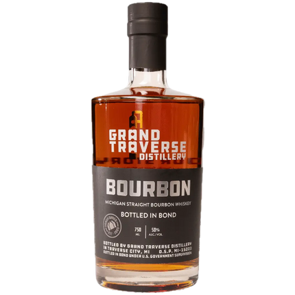 GRAND TRAVERSE BIB BOURBON 100 Proof 750 ml