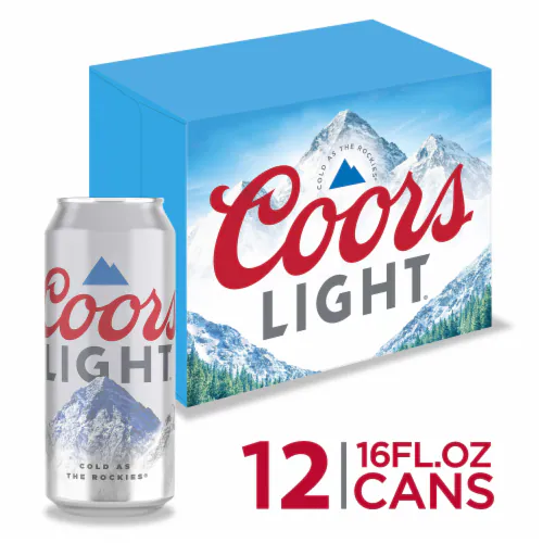 COORS LIGHT 8PK 16OZ CAN