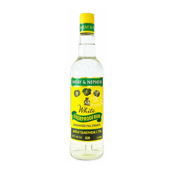 WRAY & NEPHEW WHITE OVERPROOF 126 Proof 750 ml