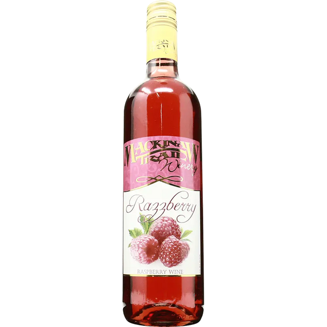 MACKINAW TRAIL WINERY RAZZBERRY WINE 750 ML