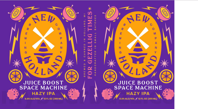 NEW HOLLAND JUICE BOOST SPACE MACHINE 6PK 12OZ CAN