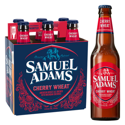 SAM ADAMS CHERRY WHEAT 6PK 12OZ BOTTLE