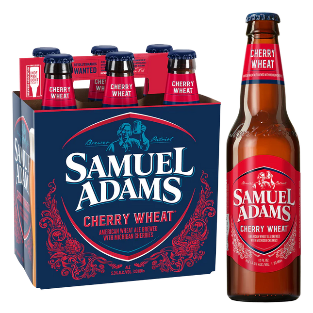 SAM ADAMS CHERRY WHEAT 6PK 12OZ BOTTLE