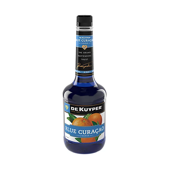 DEKUYPER BLUE CURACAO 48 Proof 750 ml