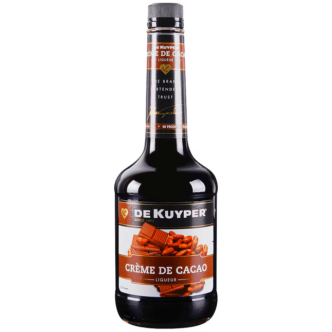 DEKUYPER CR DE COCOA DARK 48 Proof 750 ml