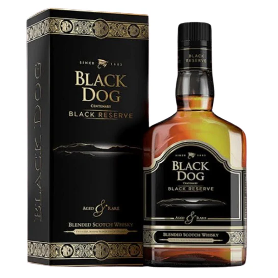 BLACK DOG BLACK RESERVE 85.6 Proof 750 ml