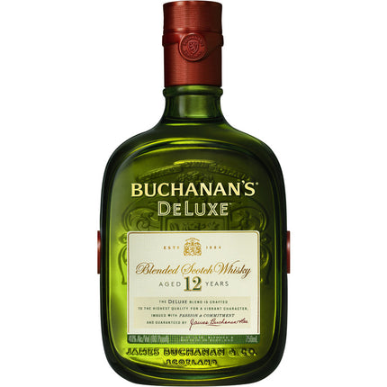 BUCHANAN'S DELUXE-12 YR 80 Proof 750 ml
