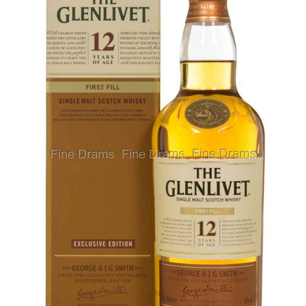 The Glenlivet First Fill 12 Year Old Speyside Single Malt Scotch 750ml