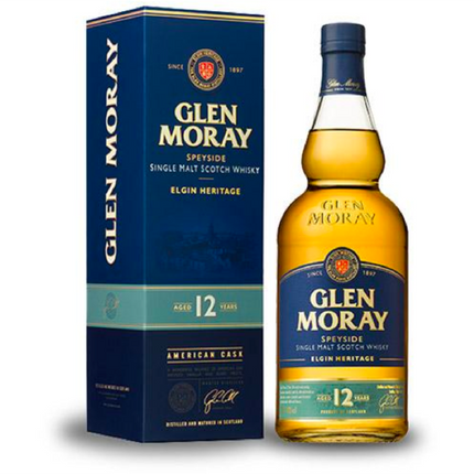 GLEN MORAY-12 YR 80 Proof 750 ml