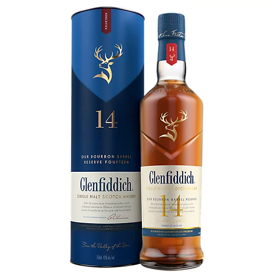 GLENFIDDICH-14 YR 86 Proof 750 ml