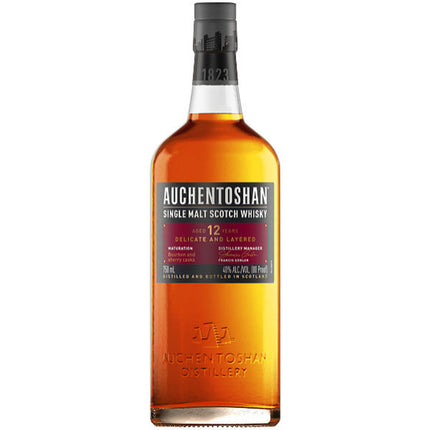 AUCHENTOSHAN-12 YR 80 Proof 750 ml