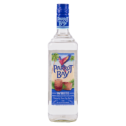 PARROT BAY WHITE RUM 80 Proof 750 ml